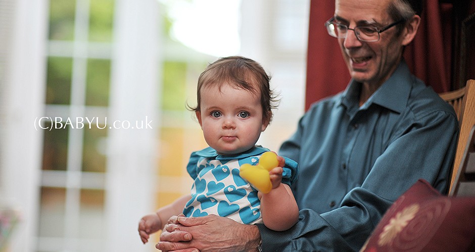 Grandaughter Birthday Photograph with Grandad